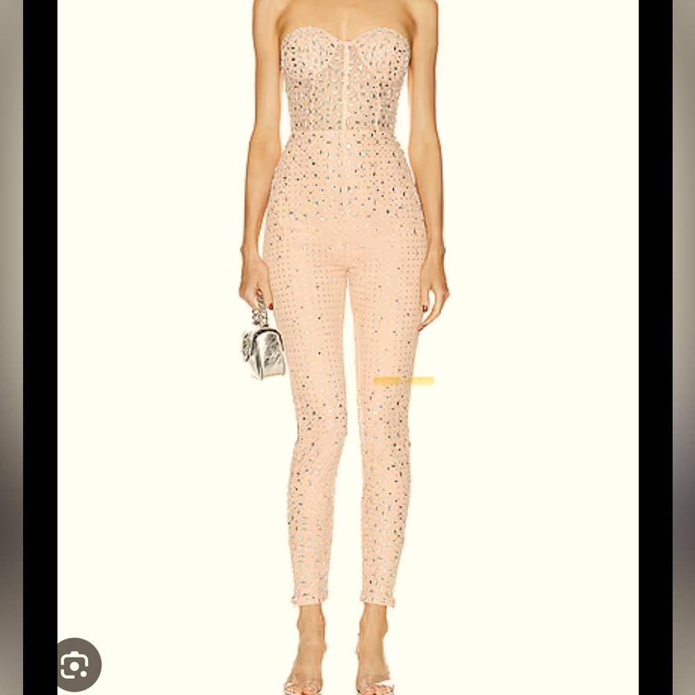 Vegas Jumpsuit in Dusty Peach